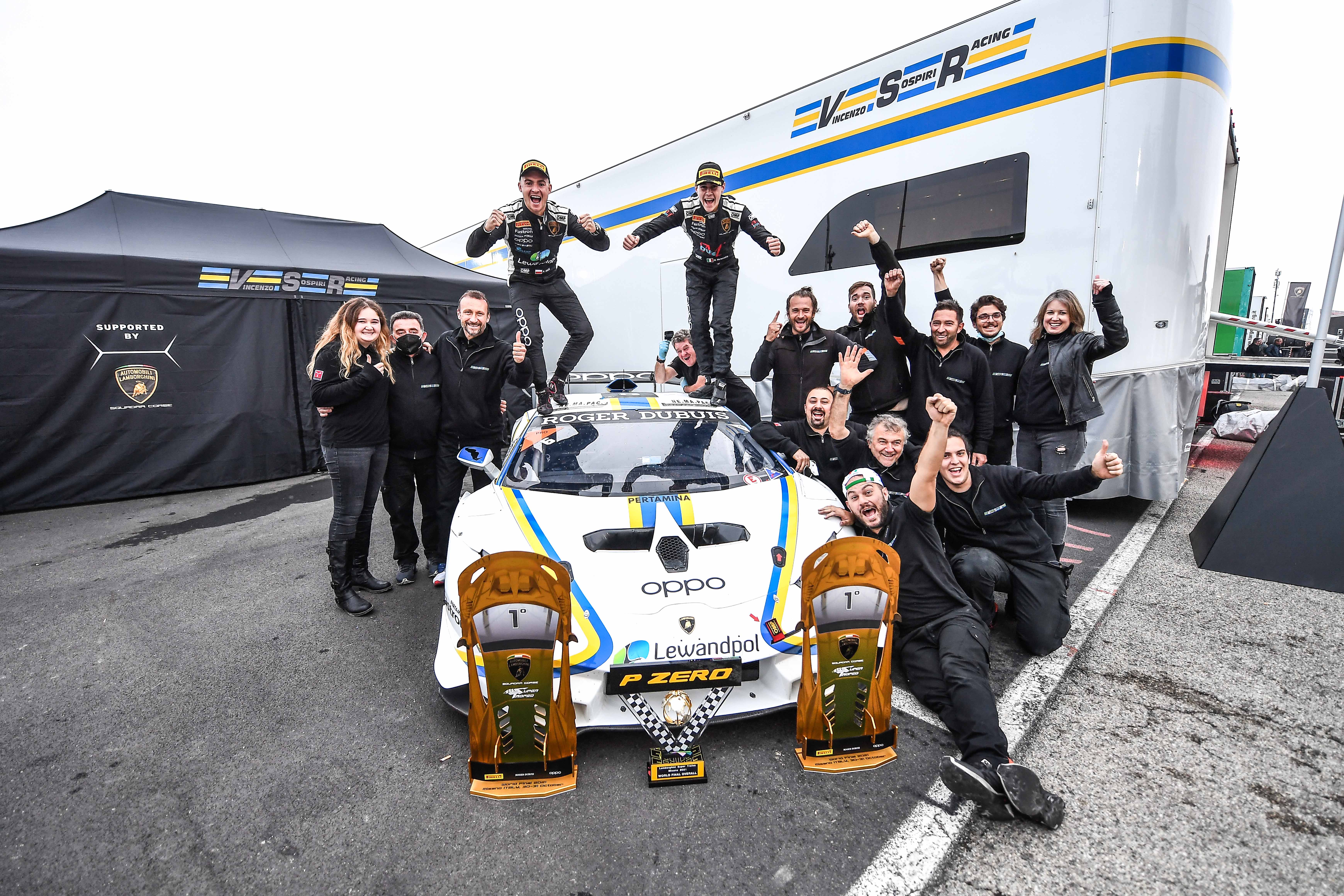 PERFECT WEEKEND FOR BASZ AND MICHELOTTO WHO TAKE LAMBORGHINI WORLD TITLE